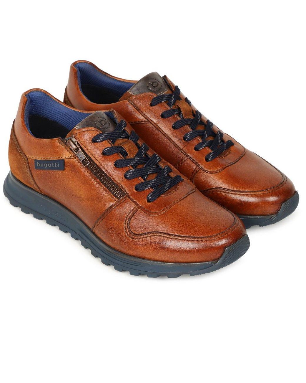 Bugatti Brown Crome Trainers for men
