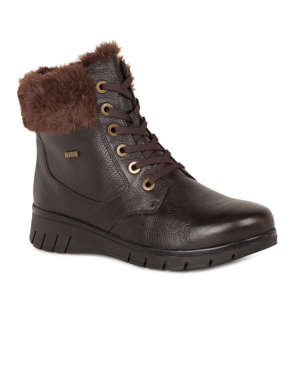 Caprice Brown Dascha Ankle Boots