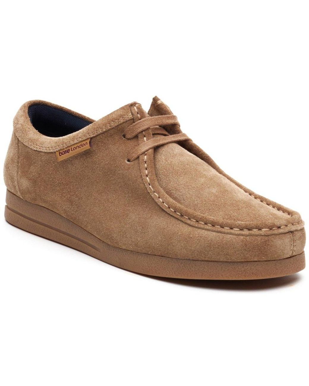 Base London Brown Koko Wallabe Shoes for men