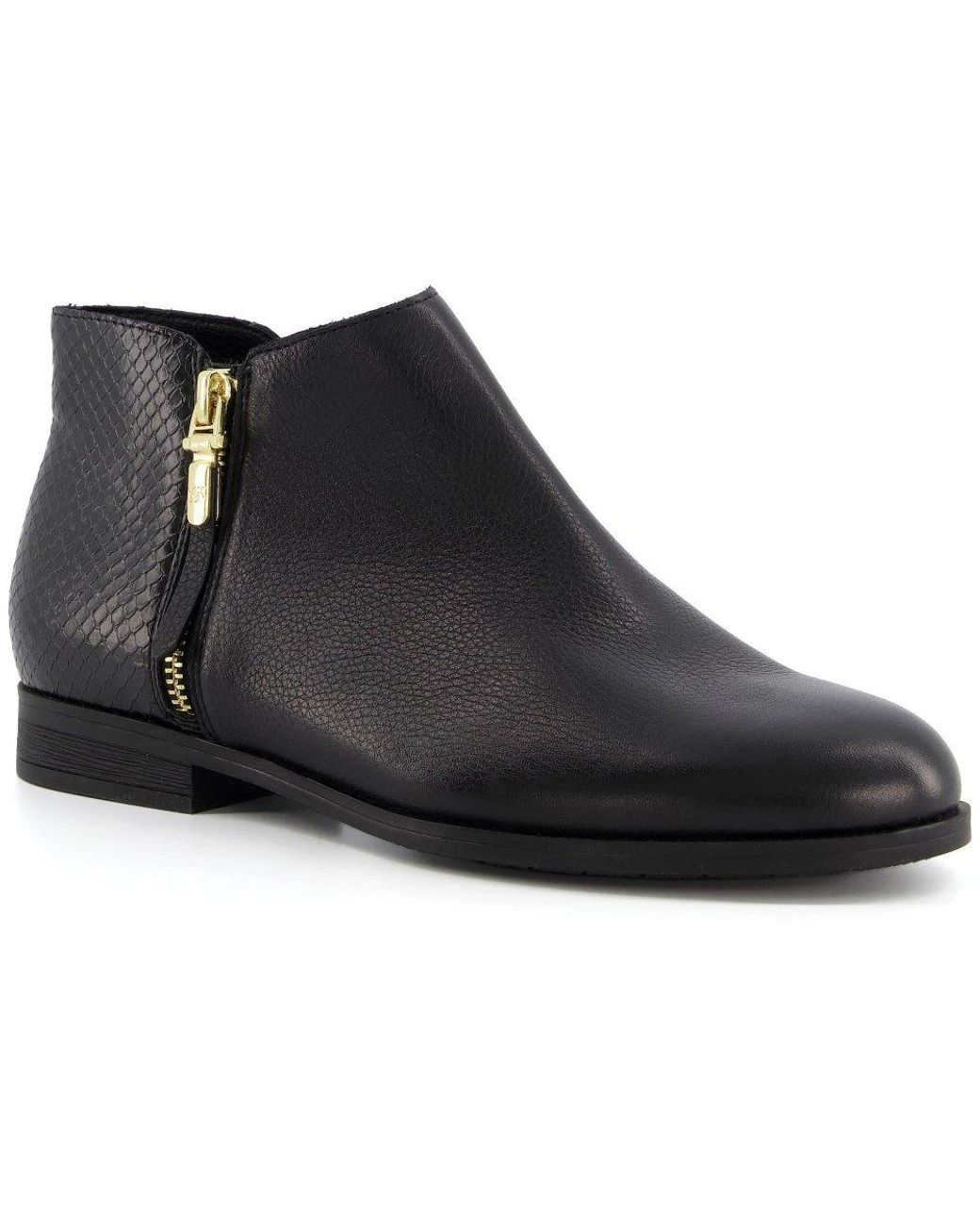 Dune Pandi Ankle Boots in Black | Lyst Canada