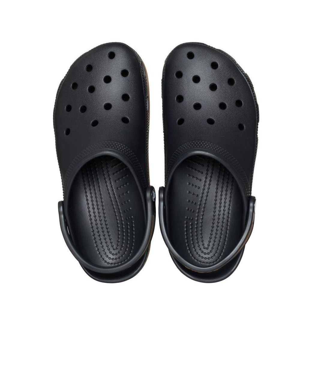 CROCSTM Black Classic Evo Gum Clogs for men