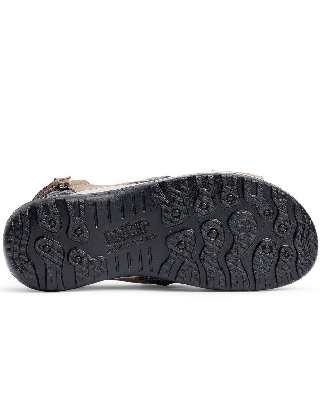 Hotter Gray Pursue Wide Fit Sandals