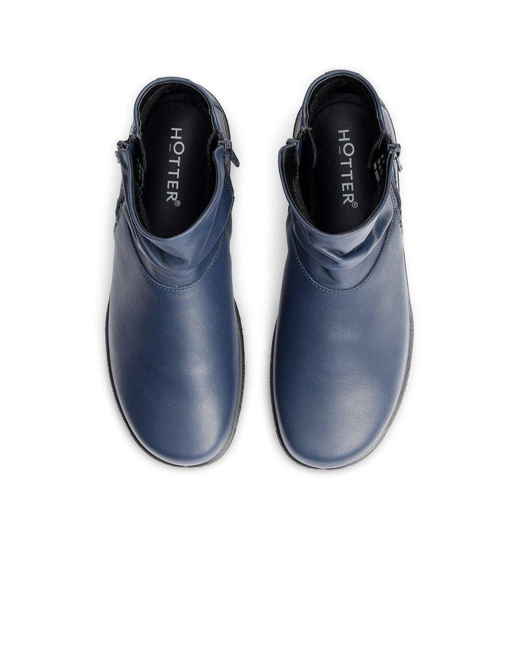 Hotter Blue Murmur Ankle Boots