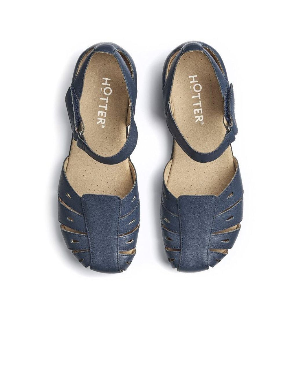 Hotter Blue May Wide Fit Sandals