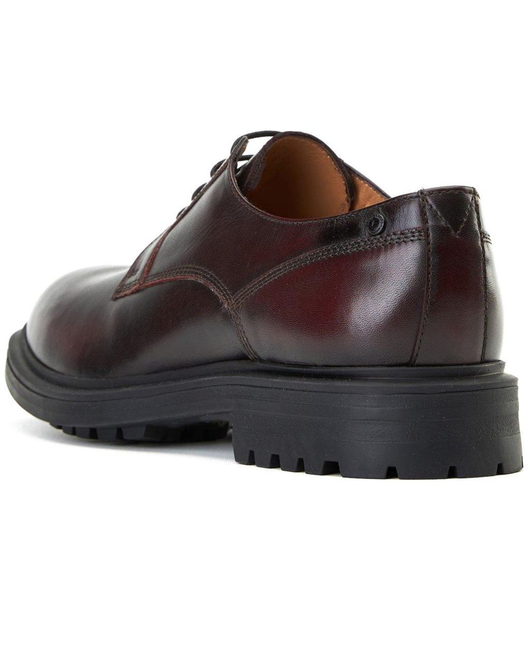 Base London Brown Locke Lace Up Shoes for men