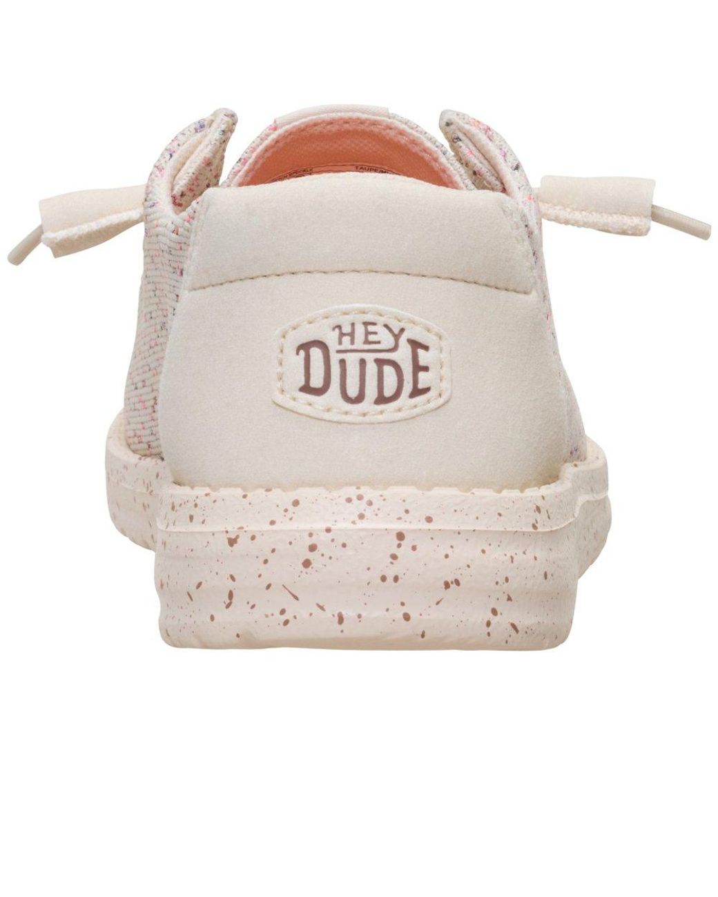 HeyDude Pink Wendy Stretch Speckle Shoes