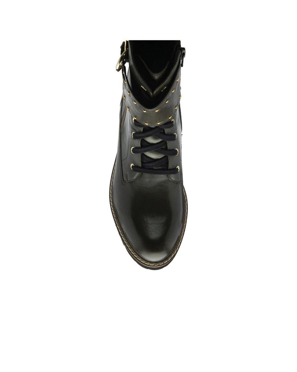 Lotus Black Foster Ankle Boots