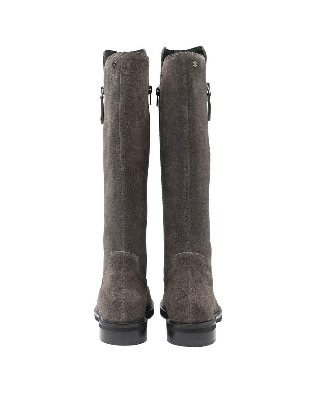 Ravel Black Ashington Low Heeled Knee High Boots