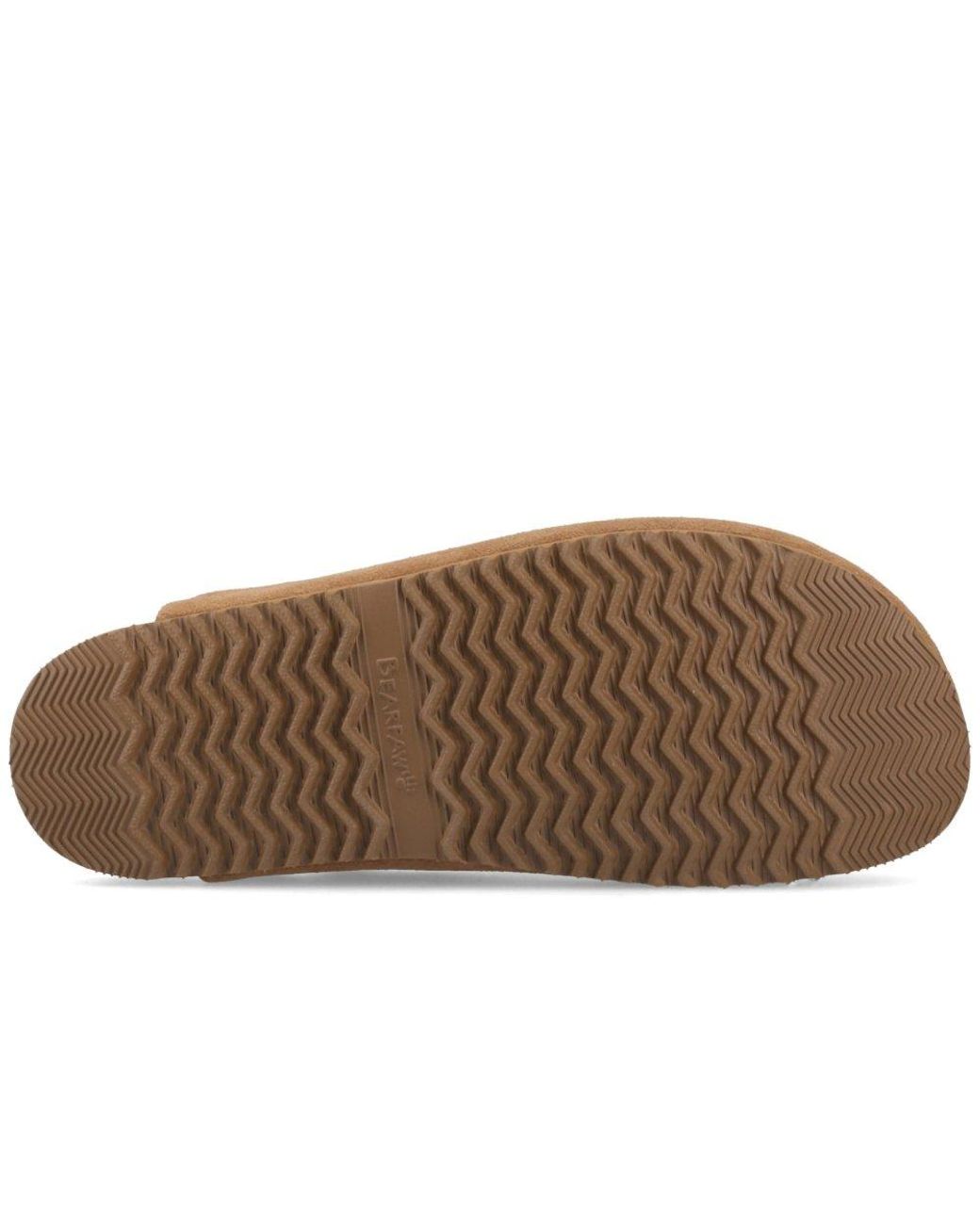 BEARPAW Brown Silas Slippers for men