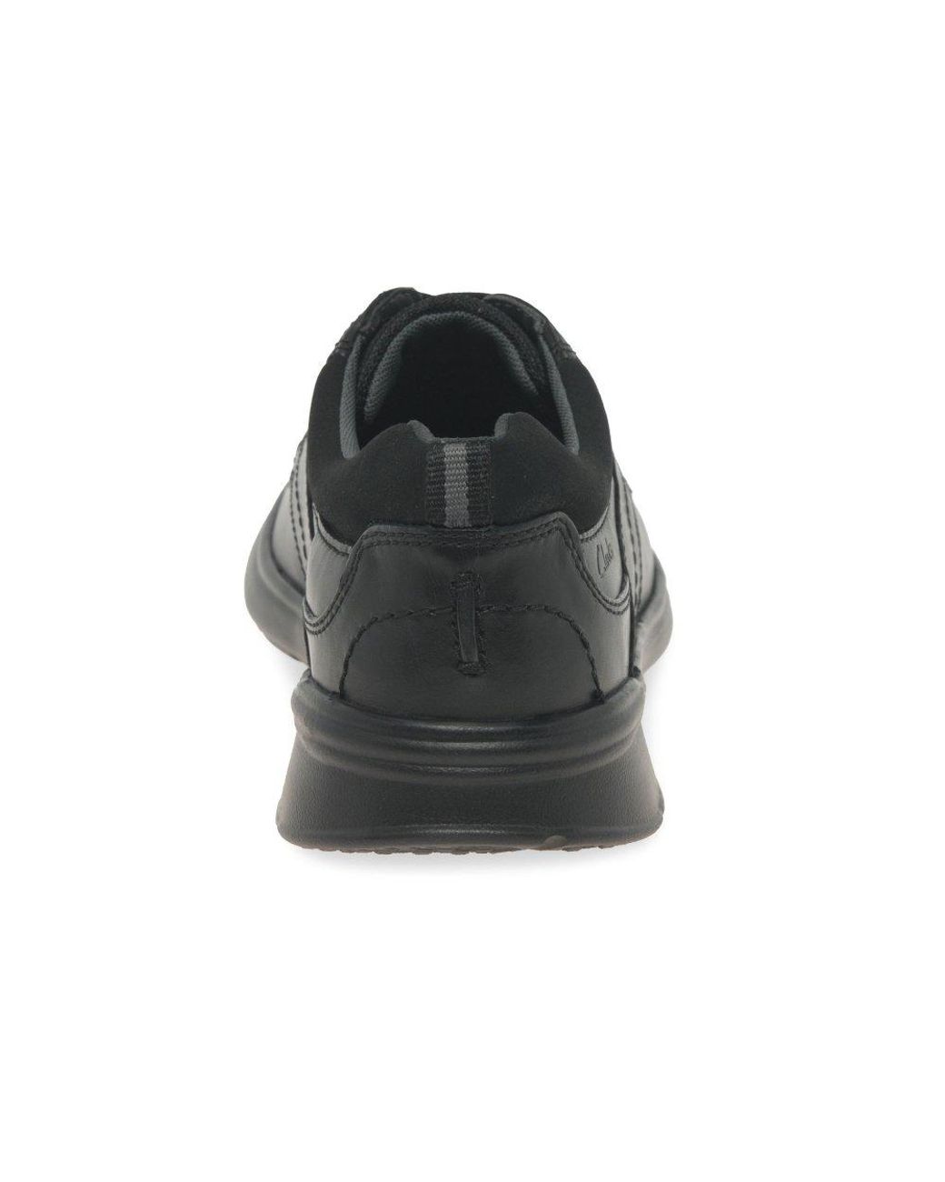 Clarks Black Cotrell Edge Shoes for men
