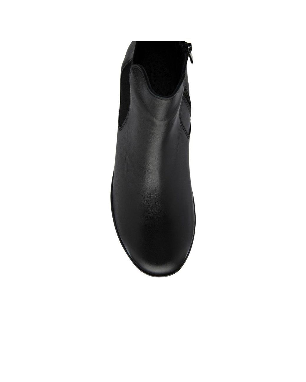Lotus Black Dresden Ankle Boots