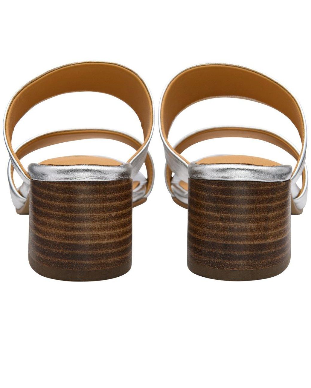 Ravel Metallic Lund Heeled Sandals