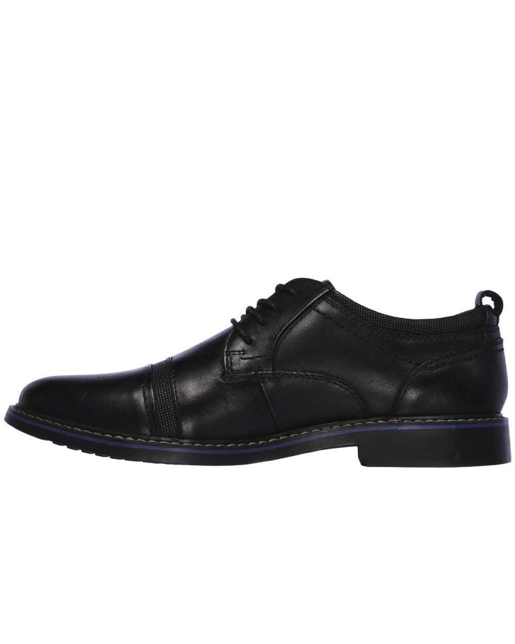 Skechers Bregman Selone Formal Shoes in Black for Men | Lyst Canada