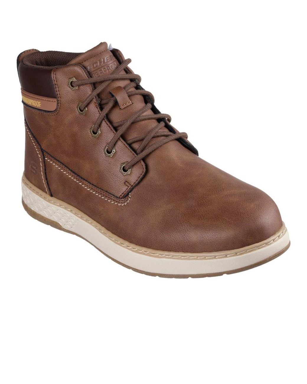 Skechers Brown Garlan Deno Shoes for men