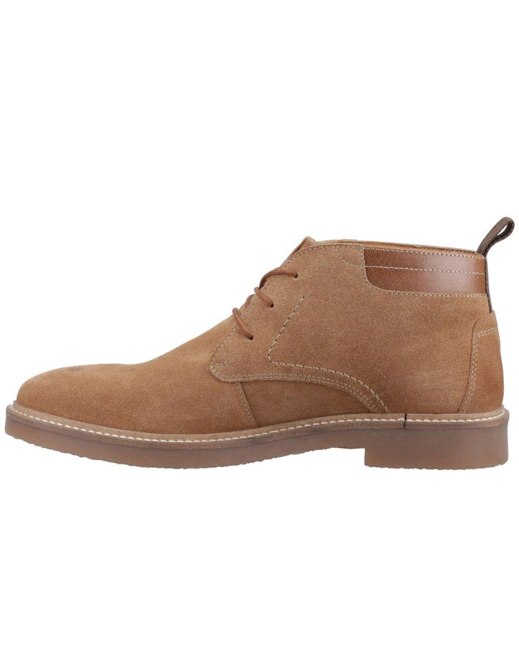 Hush Puppies Brown Gideon Chukka Boots for men