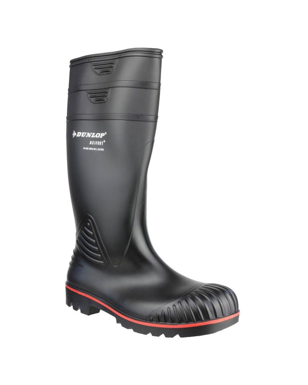 Dunlop Acifort Heavy Duty Full Safety Wellingtons in Black for Men ...