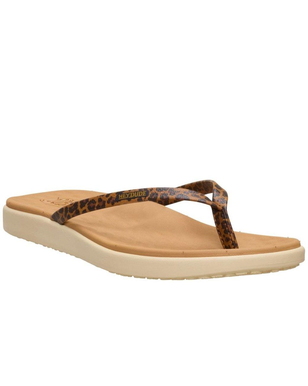 HeyDude Brown Maui Breeze Flip Sandals