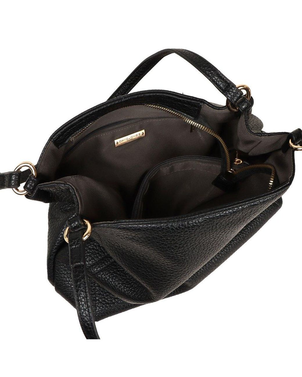 David Jones Black Nimes Ii Shoulder Bag