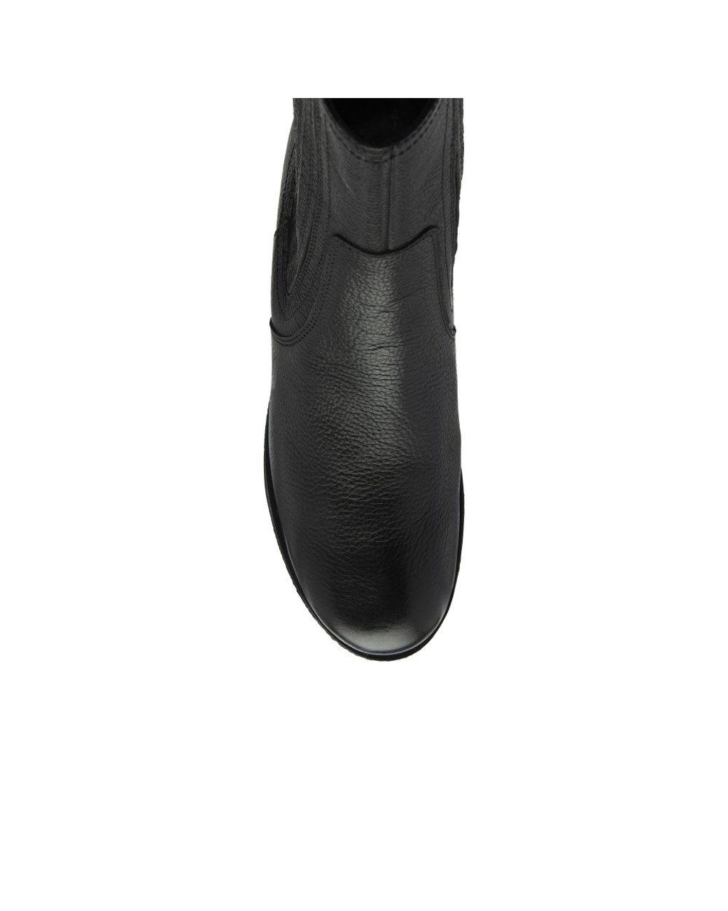 Ravel Black Calvay Wedge Heeled Ankle Boots