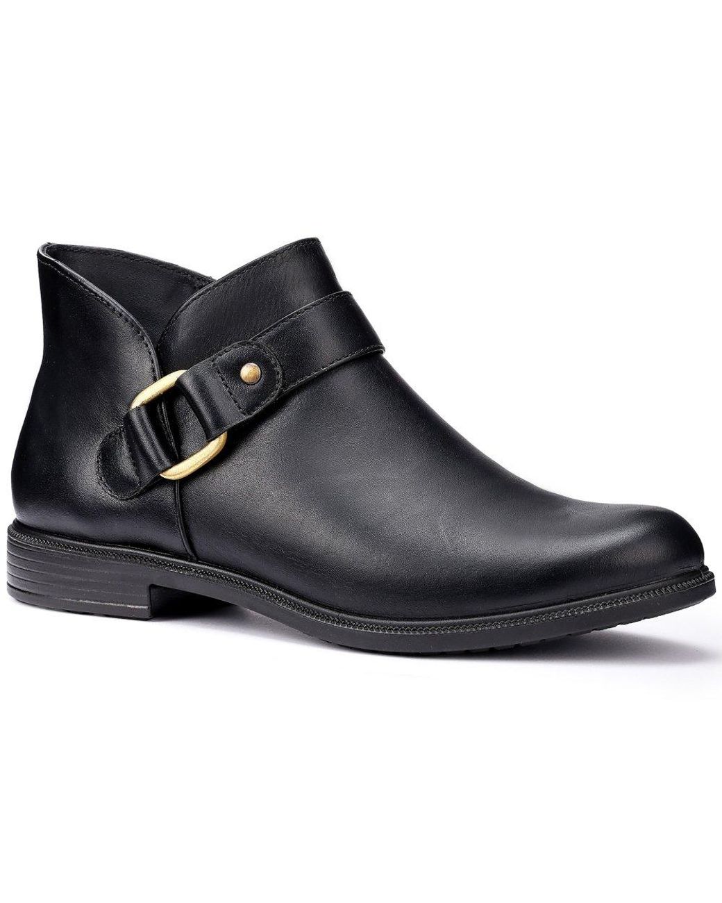 Hotter Black Linton Ankle Boots