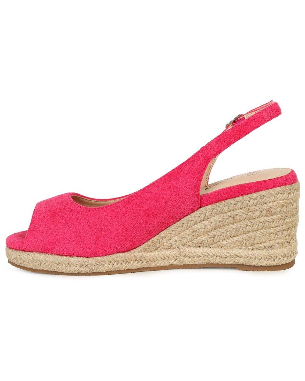 Lunar (GRS) Pink Pia Wedge Heel Espadrille Sandals