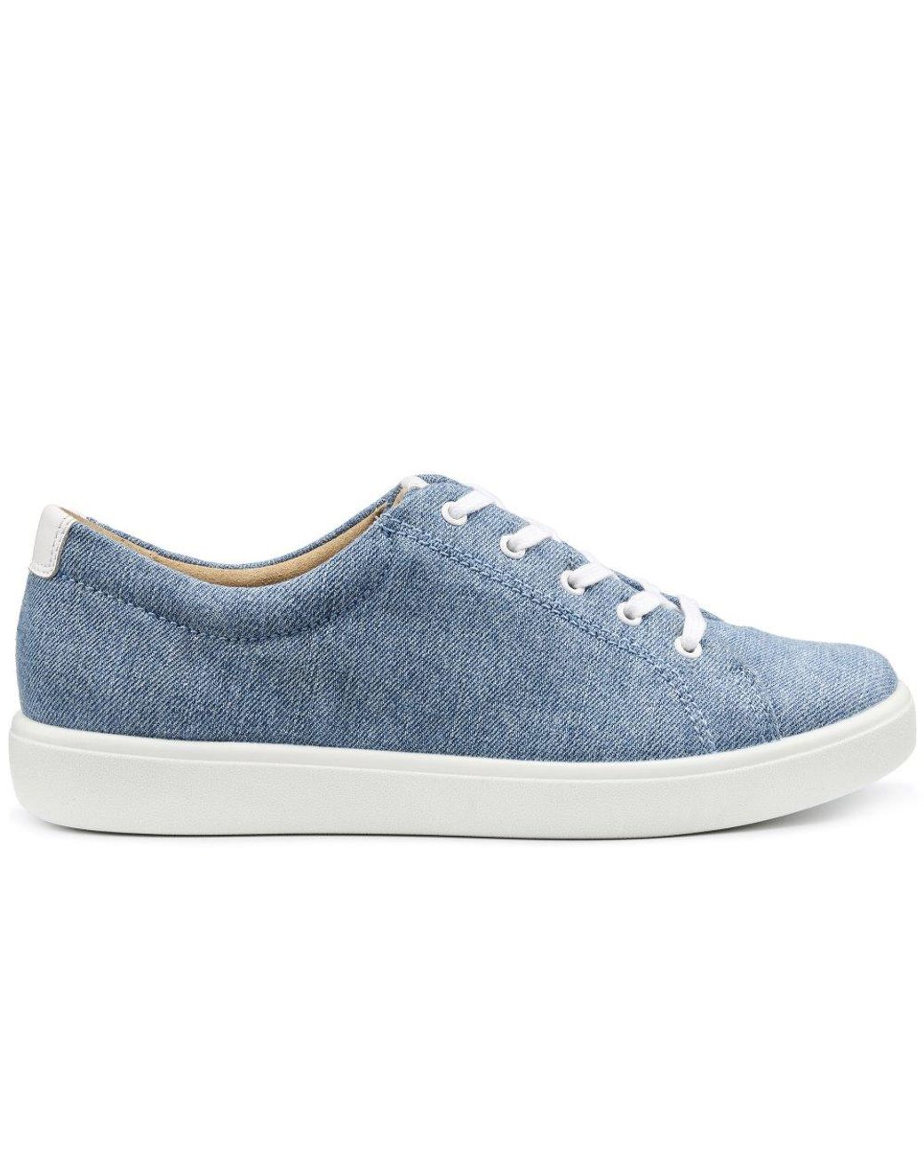 Hotter Blue Molly Canvas Shoes