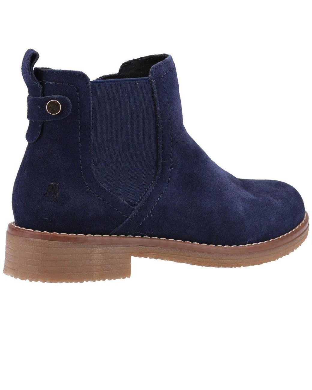 Hush Puppies Blue Maddy Chelsea Boots