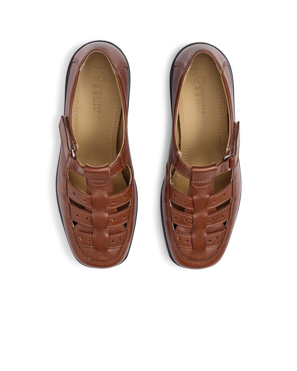Hotter Brown Teagan Wide Fit Shoes