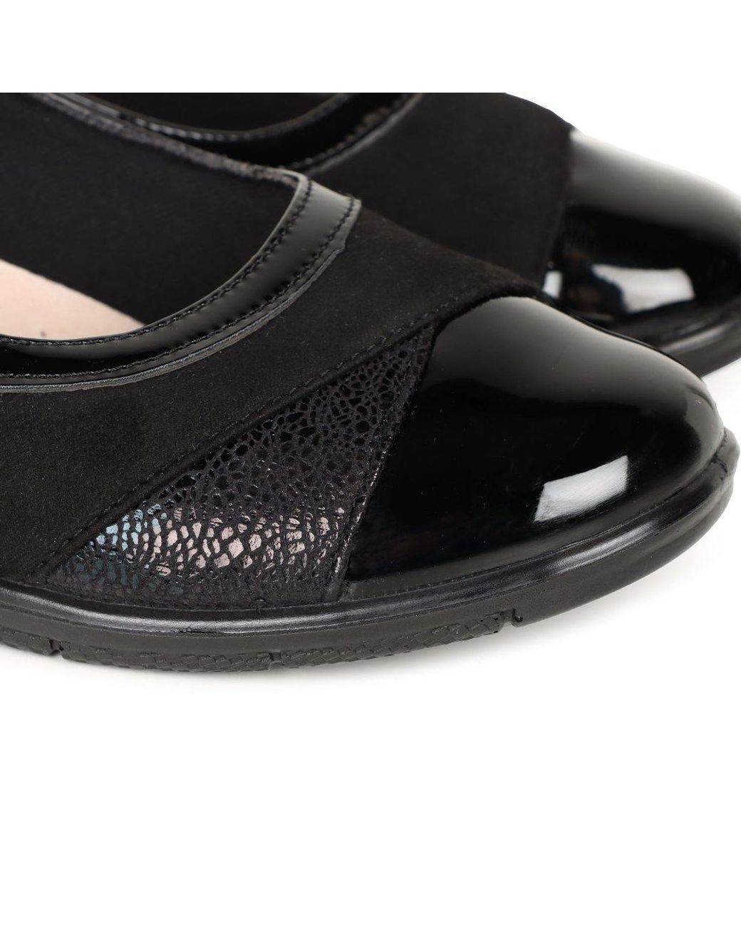 Lunar (GRS) Black Marian Ballet Pumps
