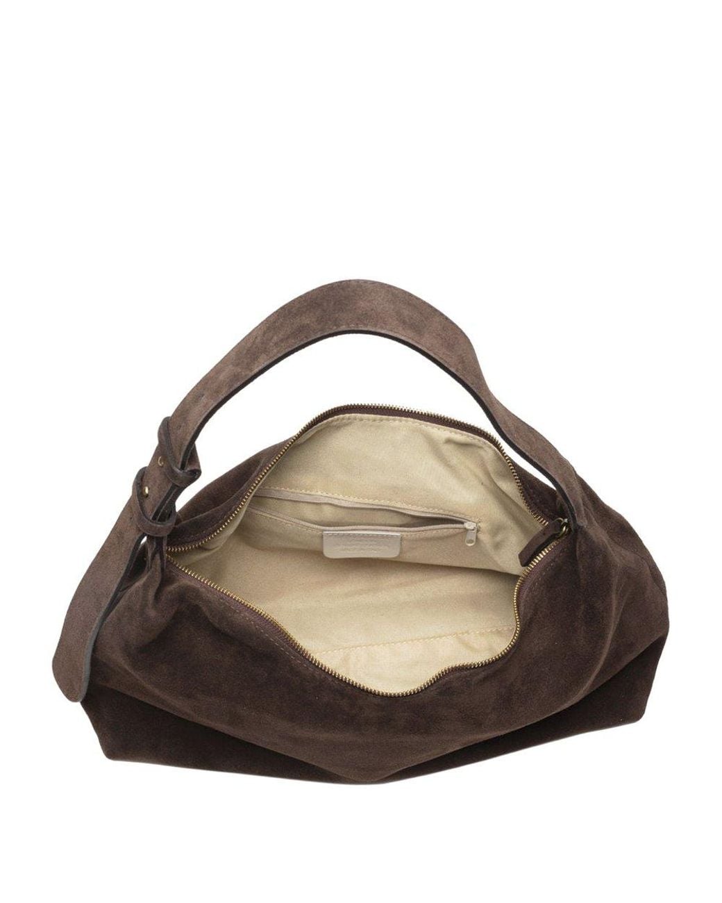 Elie Beaumont Brown Slouch Shoulder Bag