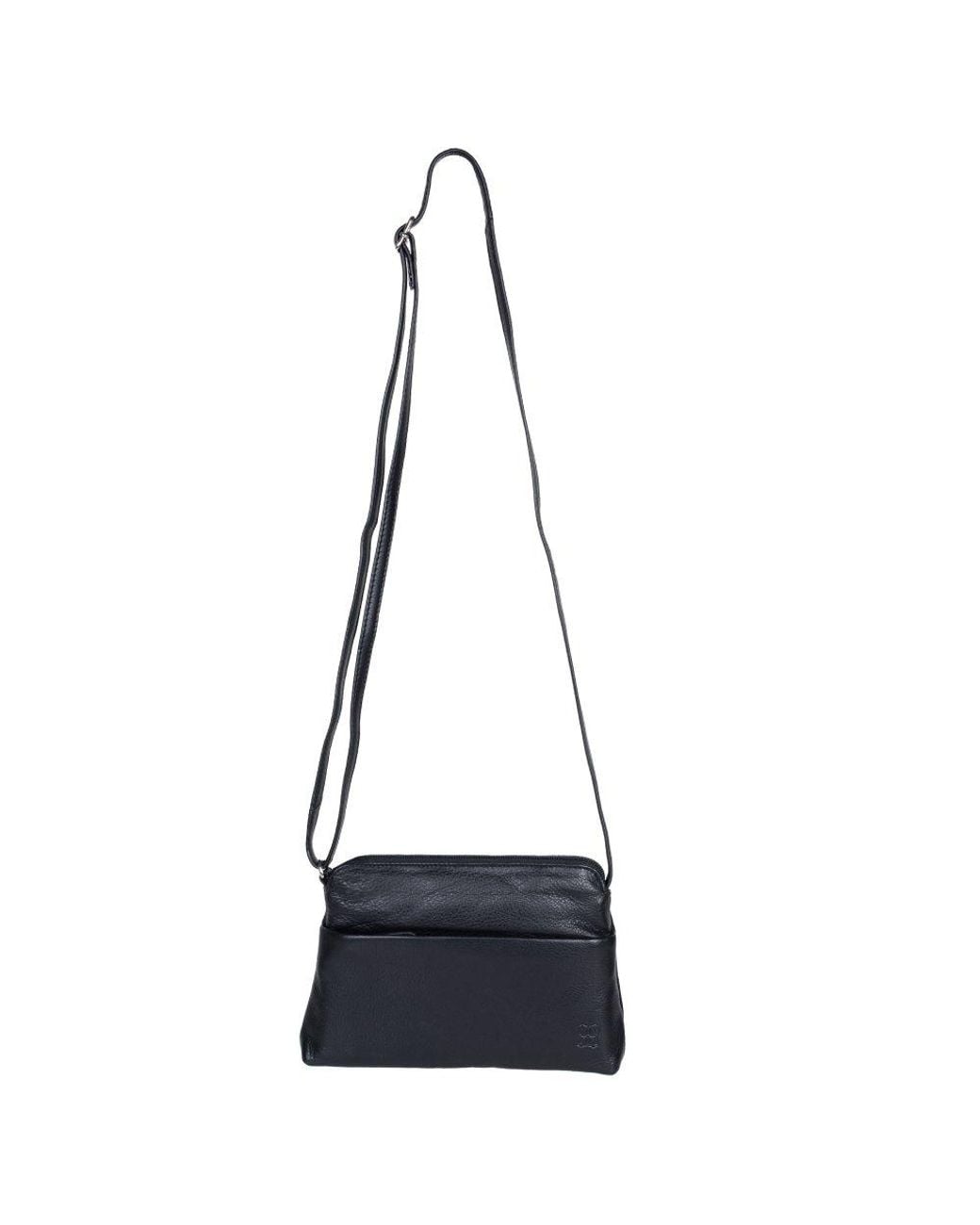 Lakeland Leather Black Rydal Cross Body Bag