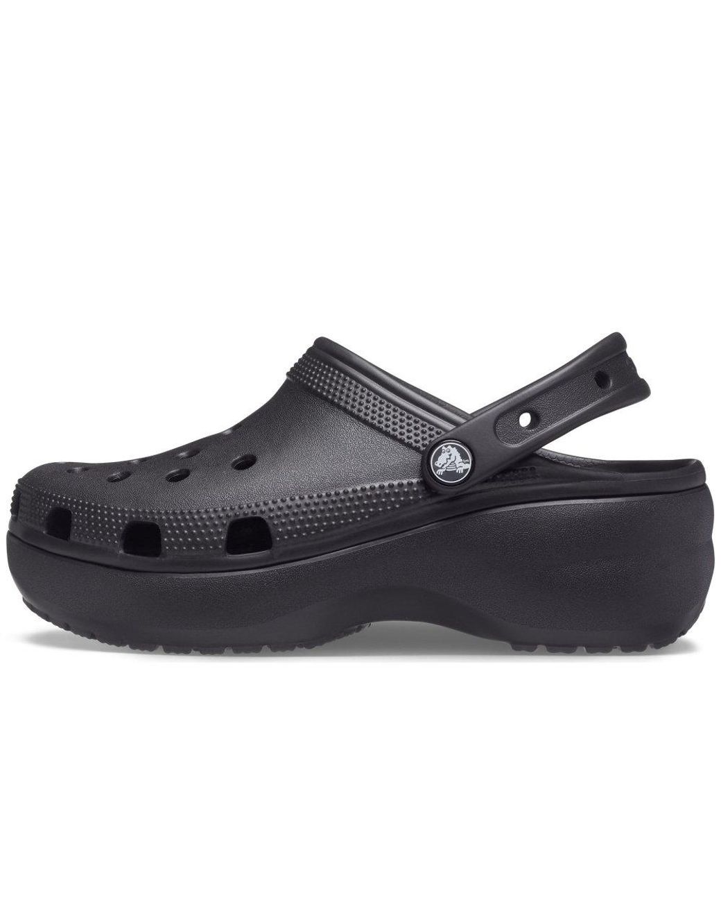 CROCSTM Gray Classic Platform Clogs