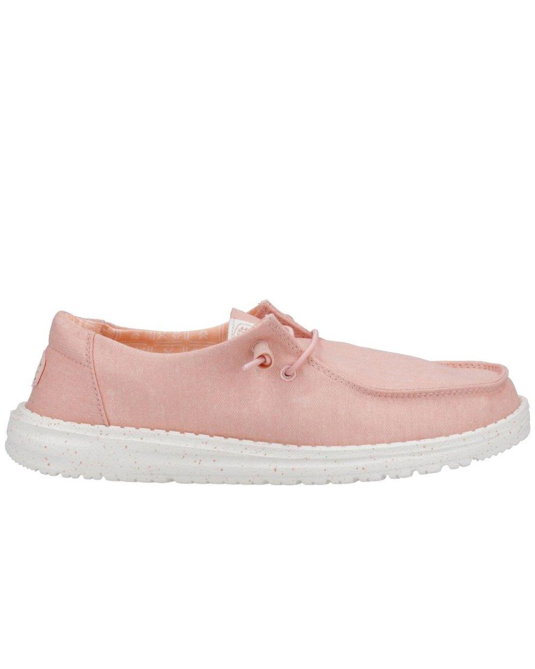 HeyDude Blue Wendy Canvas Shoes