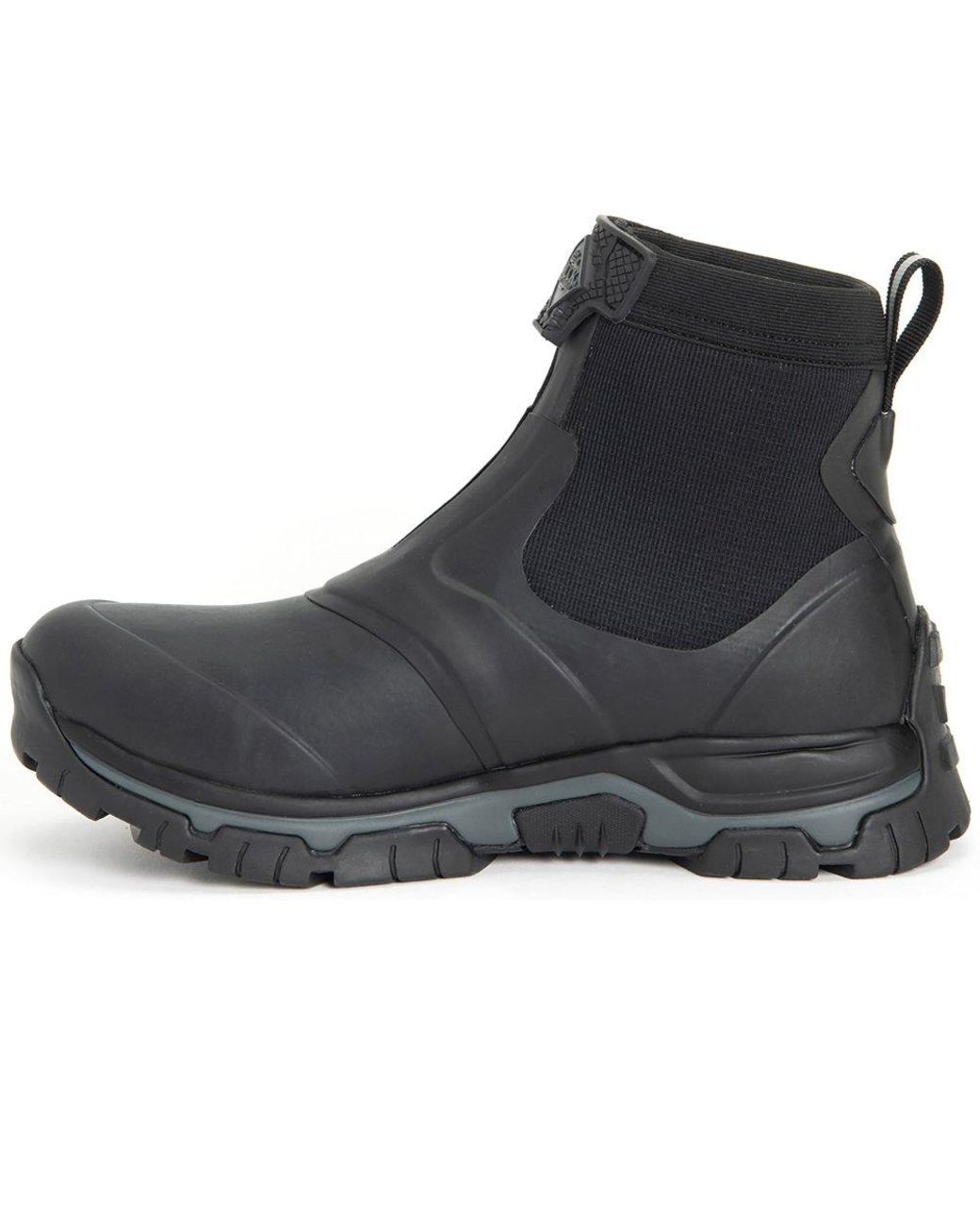 Muck Boot Black Apex Mid Zip Wellingtons for men