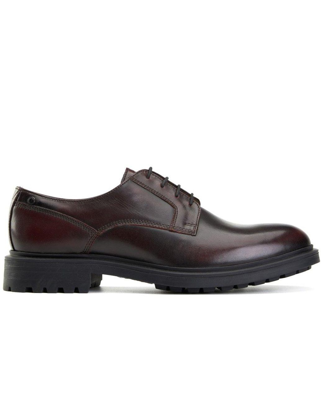 Base London Brown Locke Lace Up Shoes for men