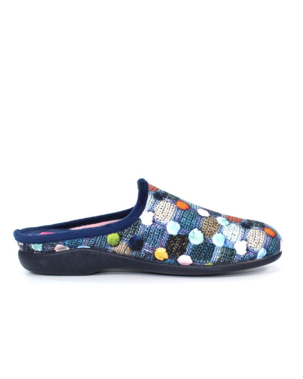 Lunar Blue Crackle Slippers