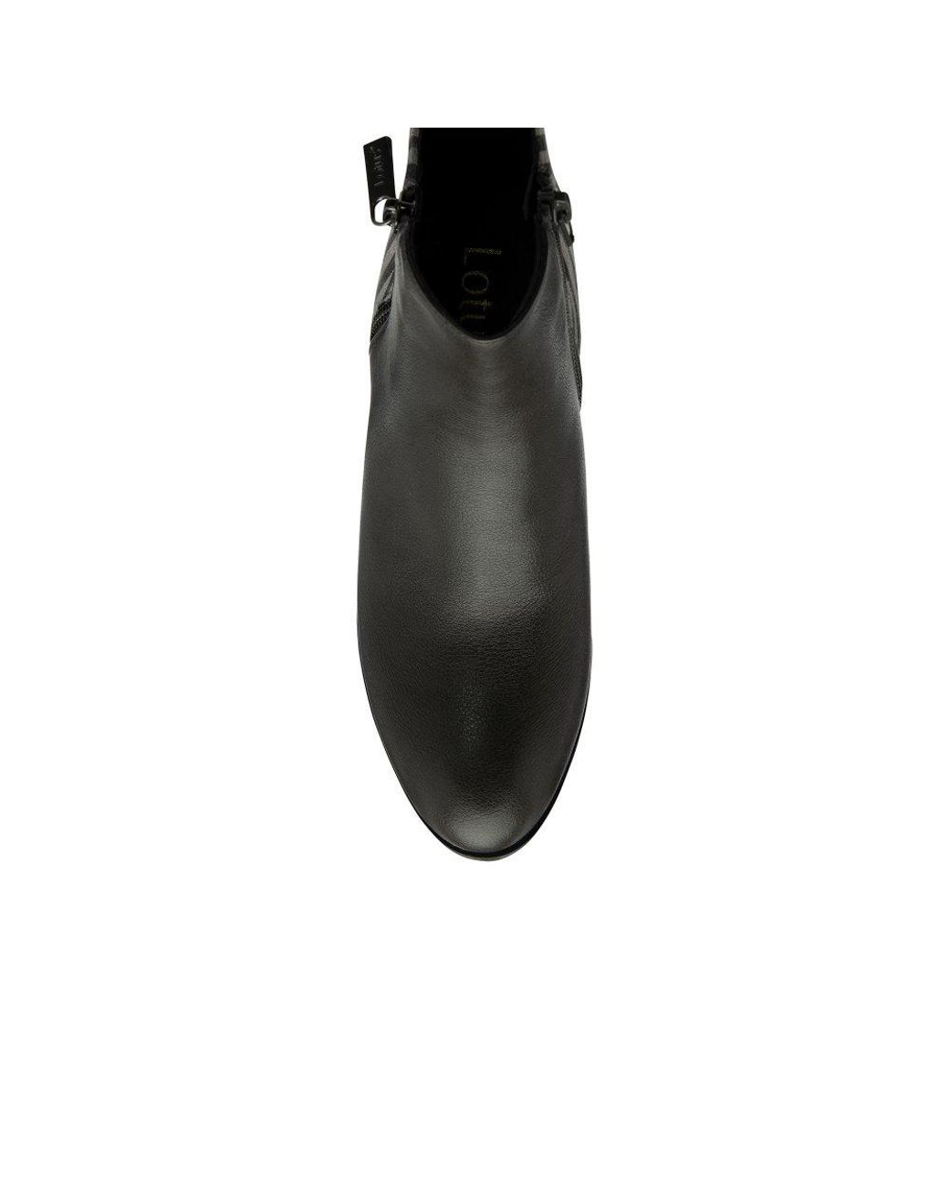 Lotus Black Athens Ankle Boots