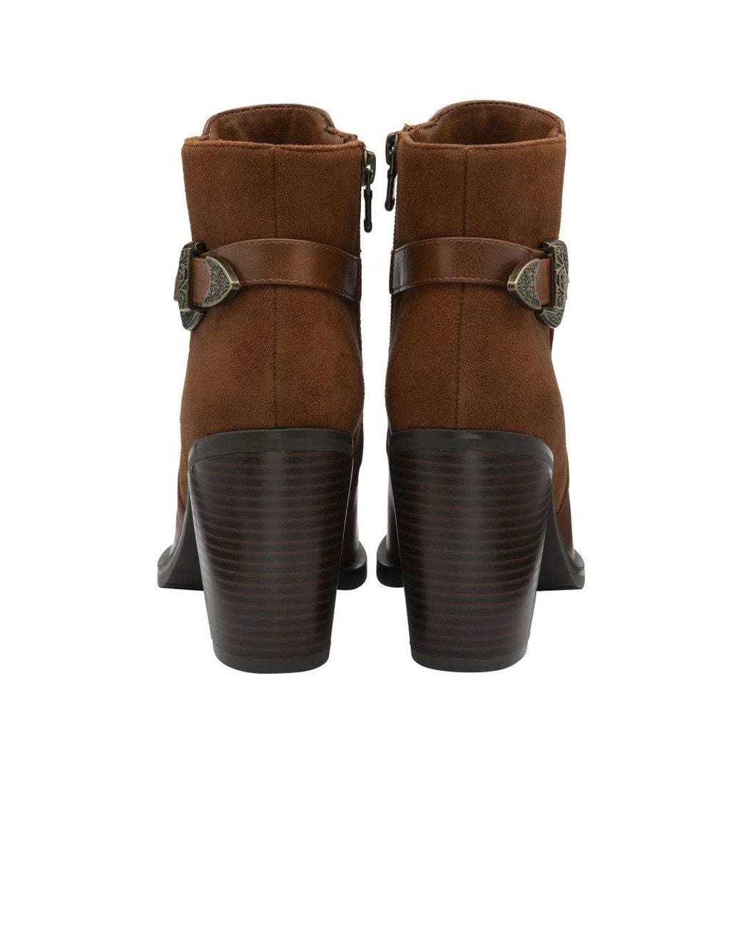 Lotus Brown Eva Ankle Boots