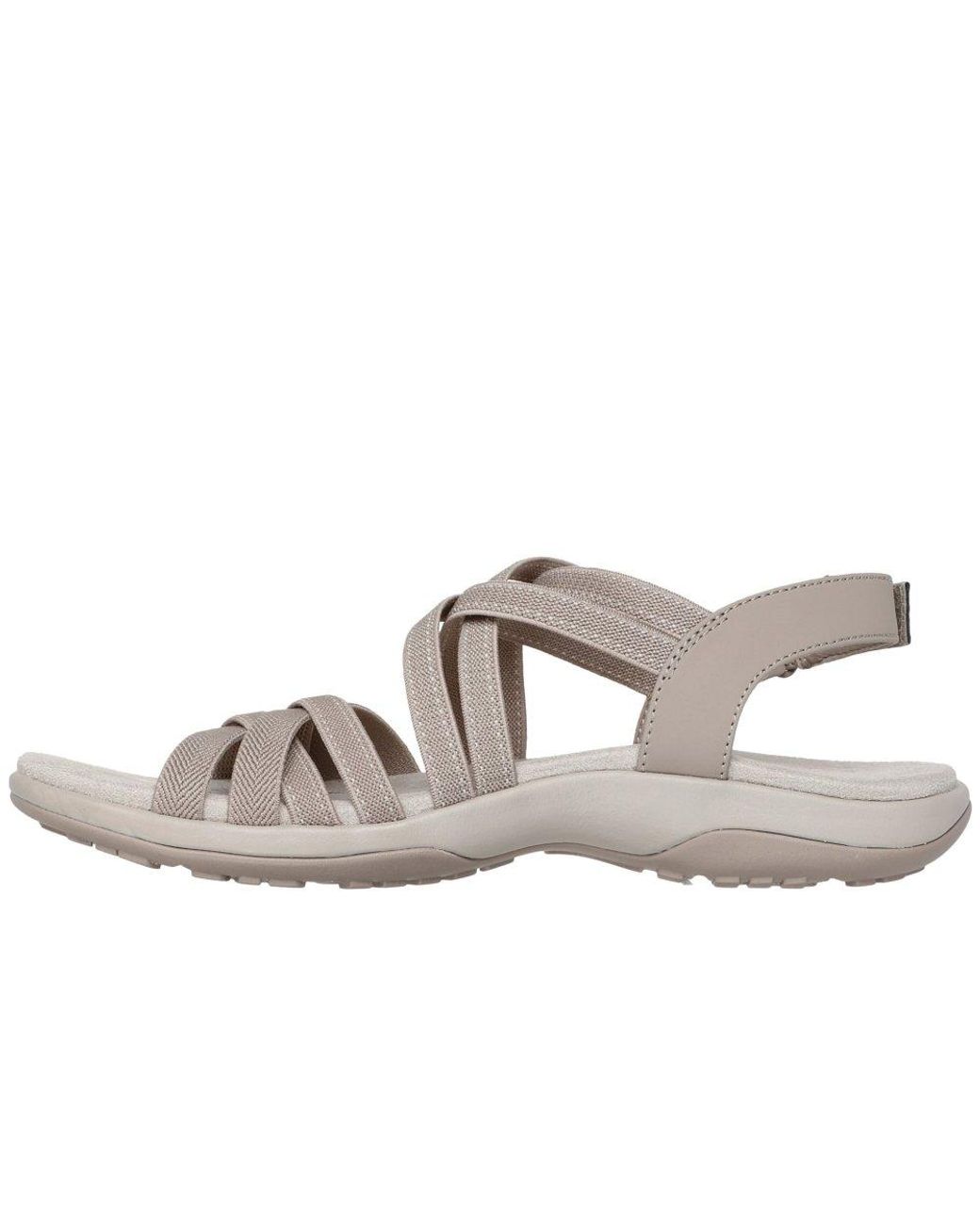Skechers Gray Reggae Slim Summer Getaway Sandals
