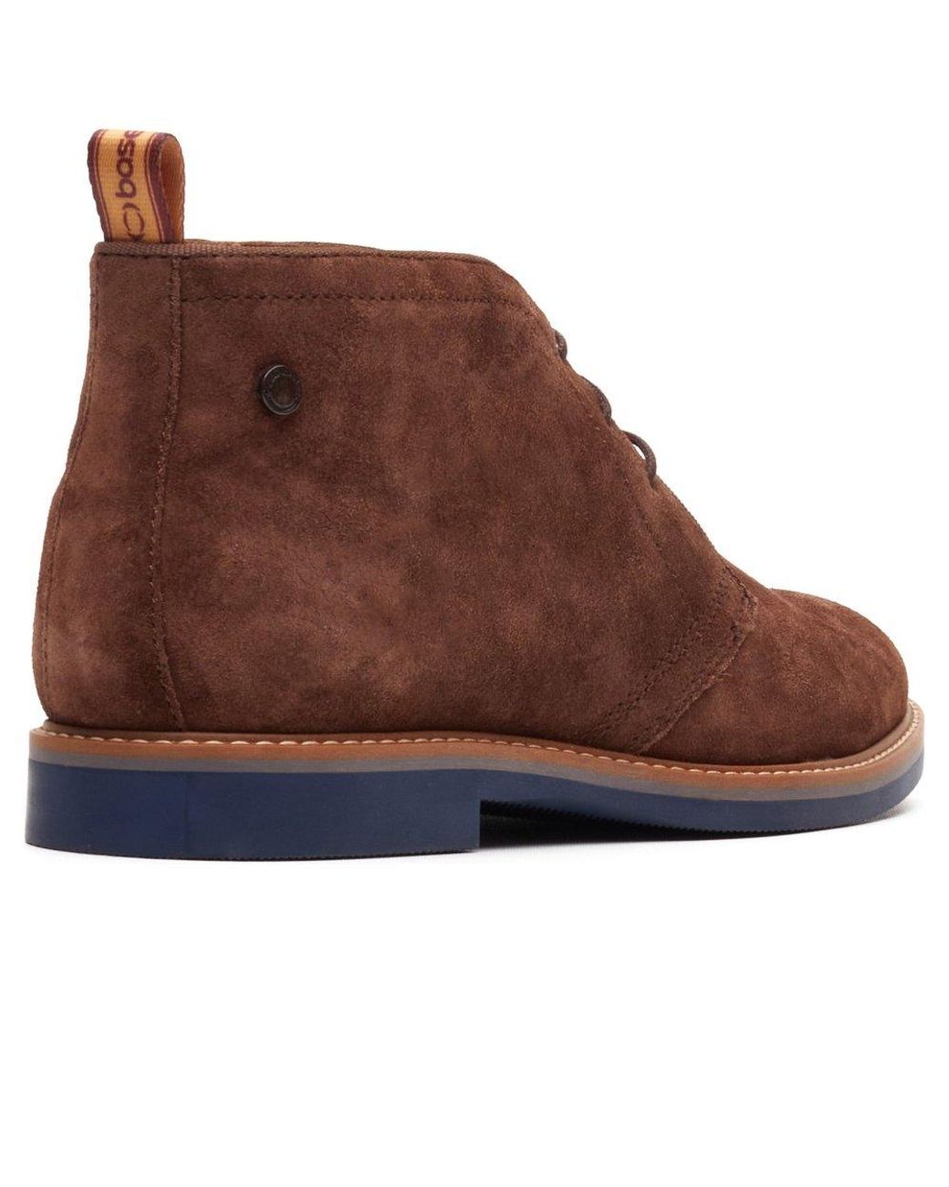 Base London Brown Carlton Chukka Boots for men