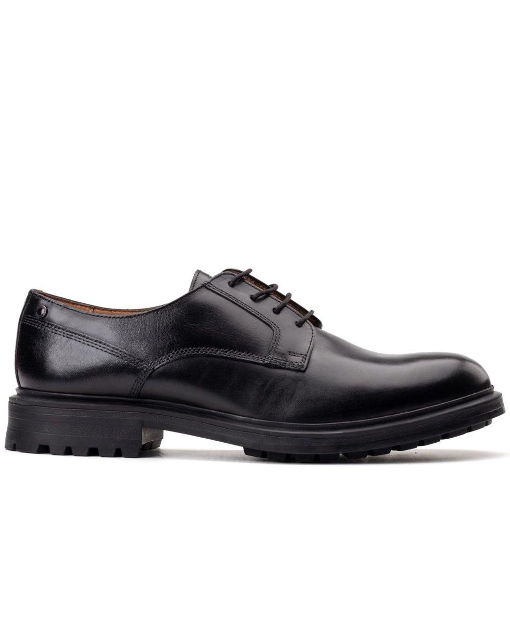Base London Black Locke Lace Up Shoes for men