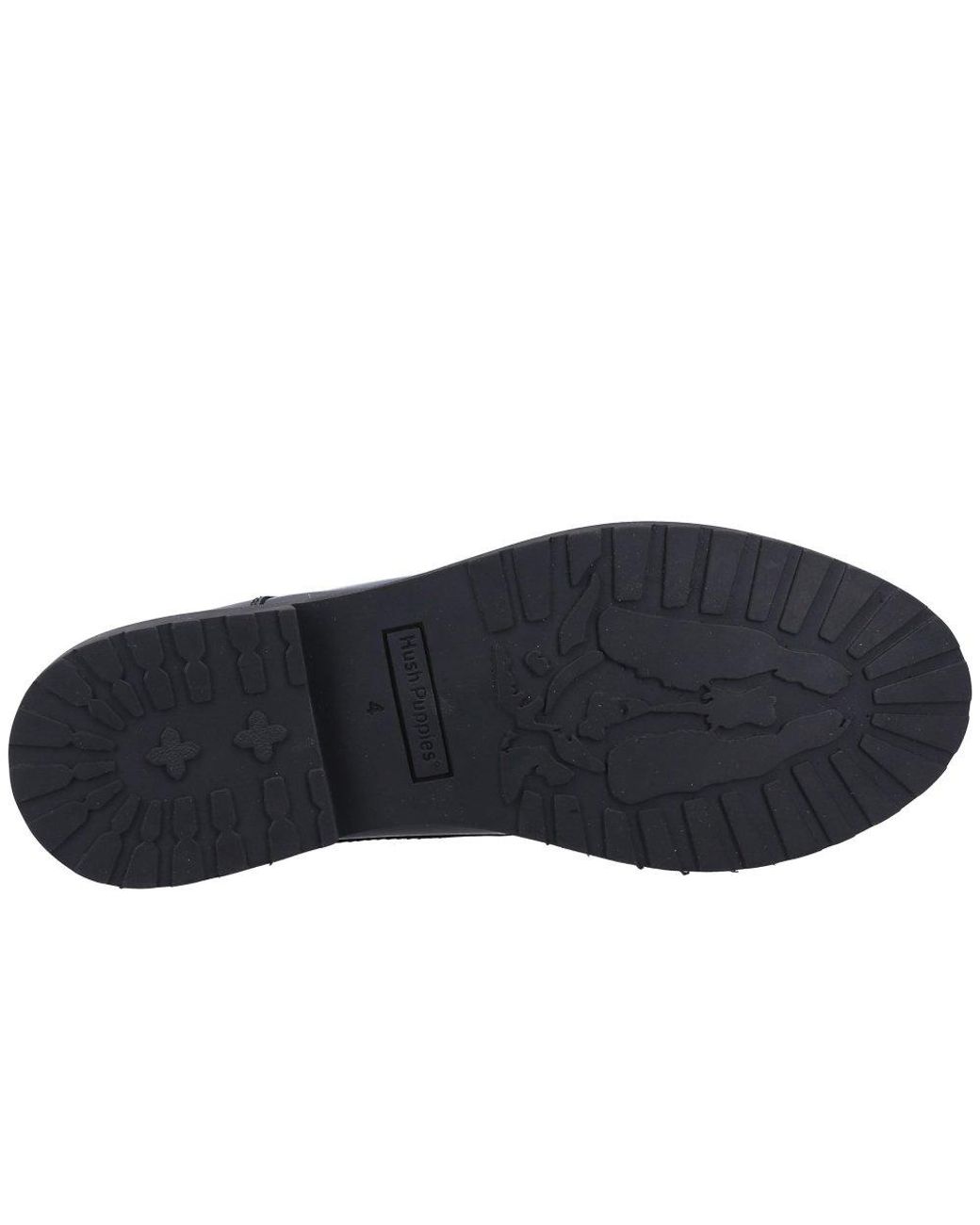 Hush Puppies Black Verity Lace Up Shoes