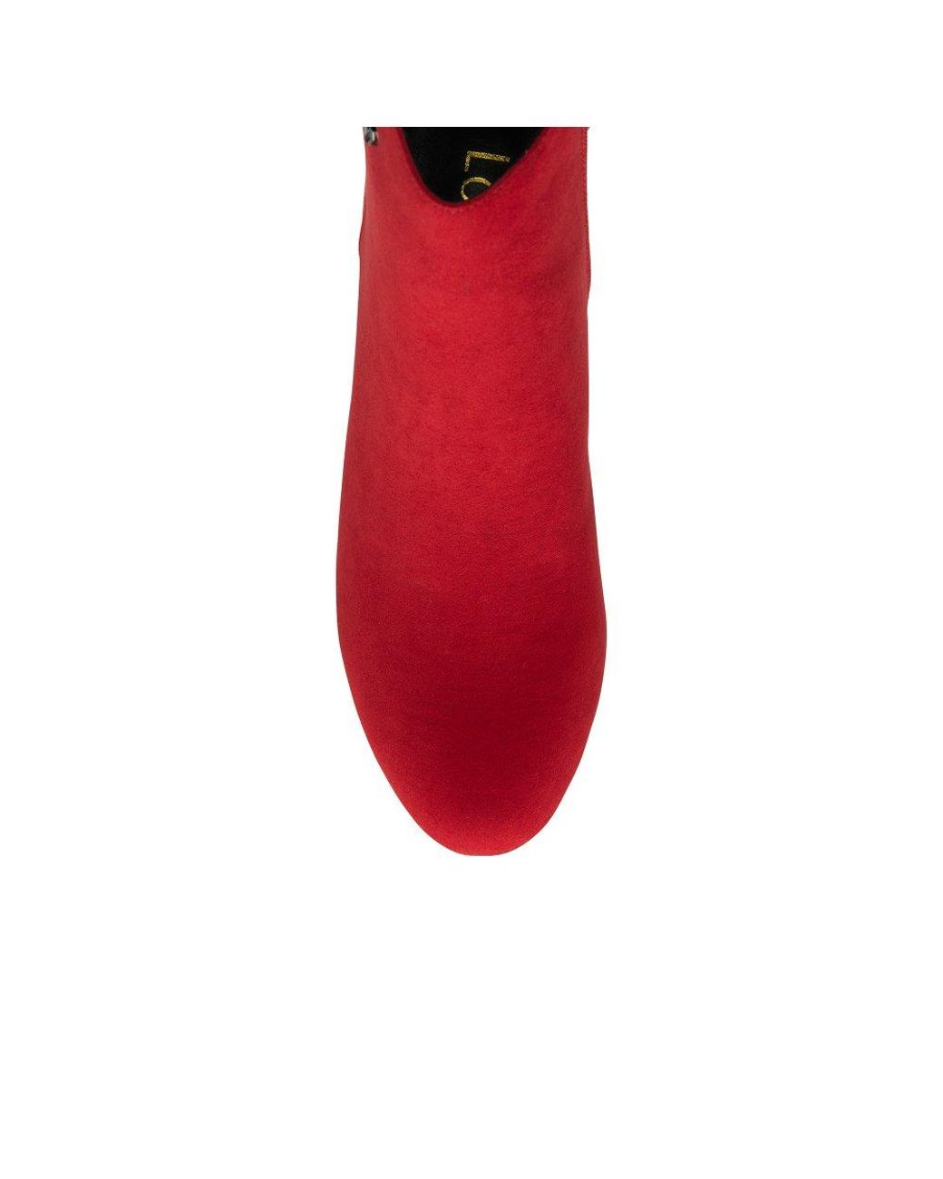 Lotus Red Andrea Ankle Boots