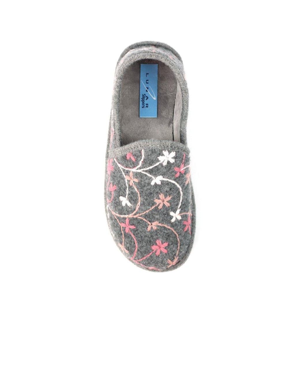 Lunar Gray Gibson Slippers