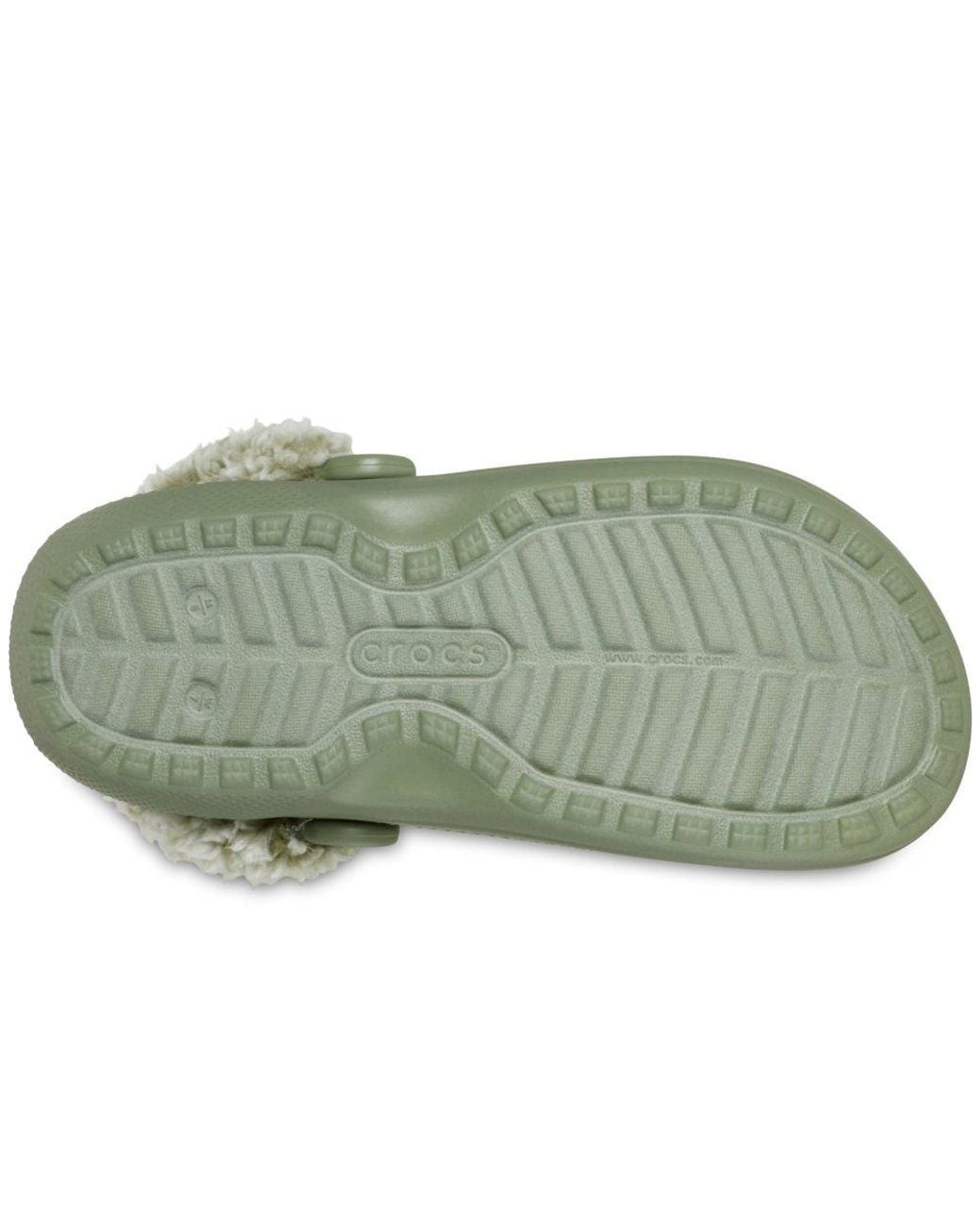 CROCSTM Green Classic Fleece Lined Clogs for men