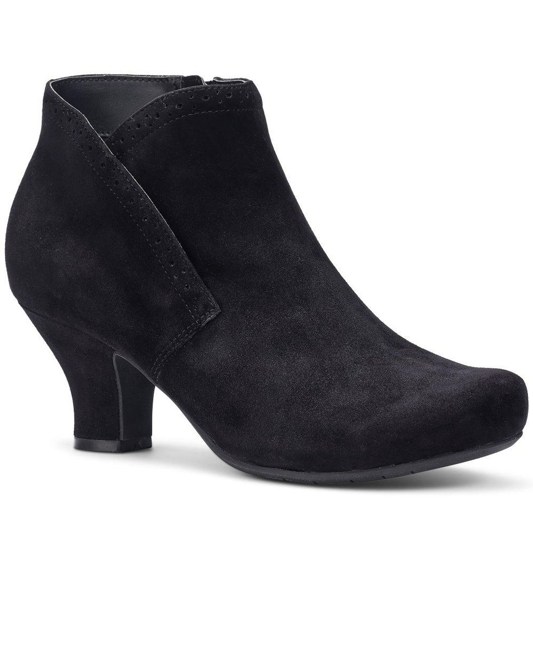 Hotter Blue Opera Ankle Boots