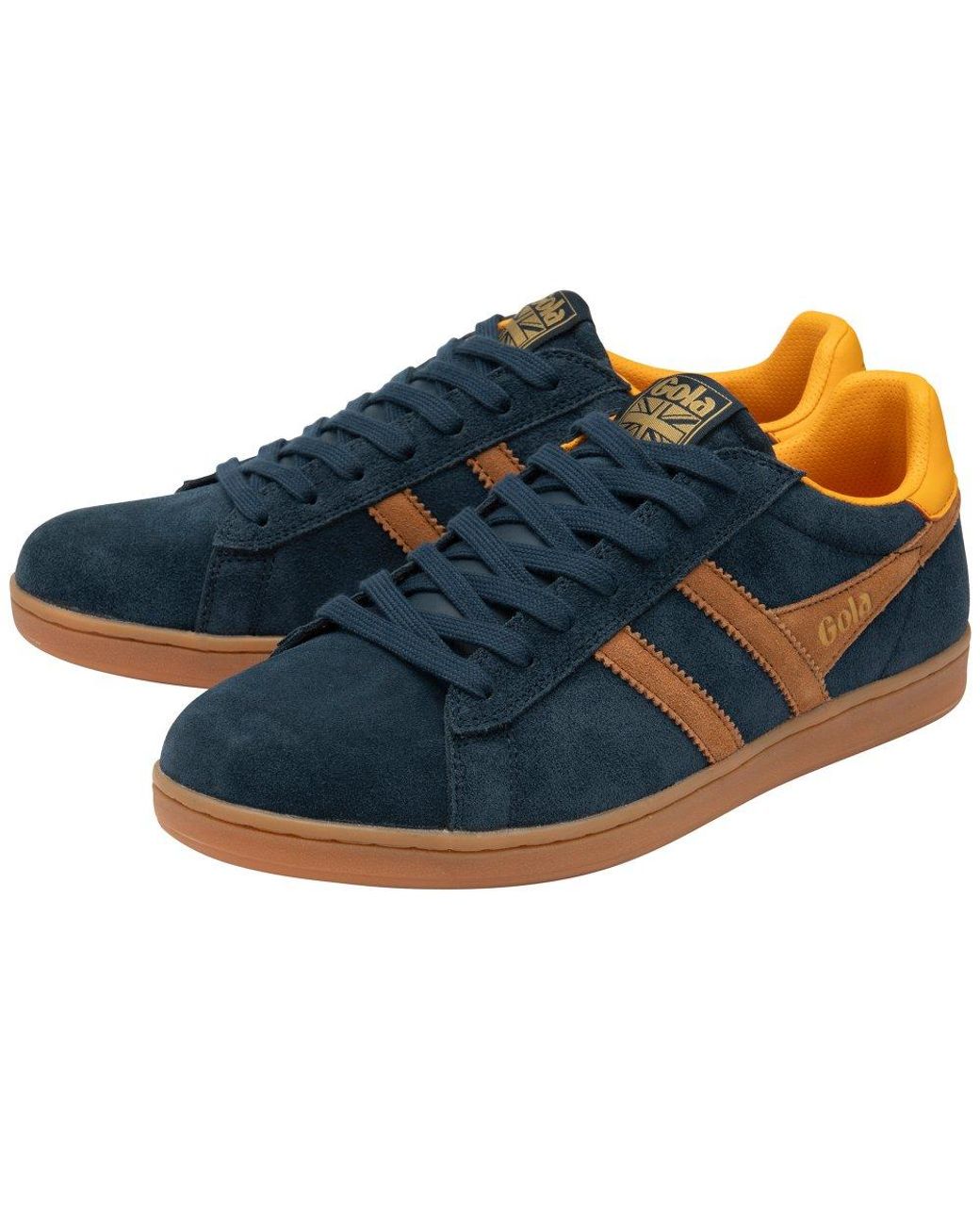 Gola Blue Equipe Ii Suede Trainers for men