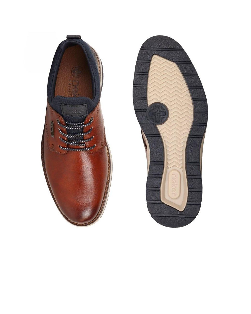 Rieker Brown Badger Shoes for men