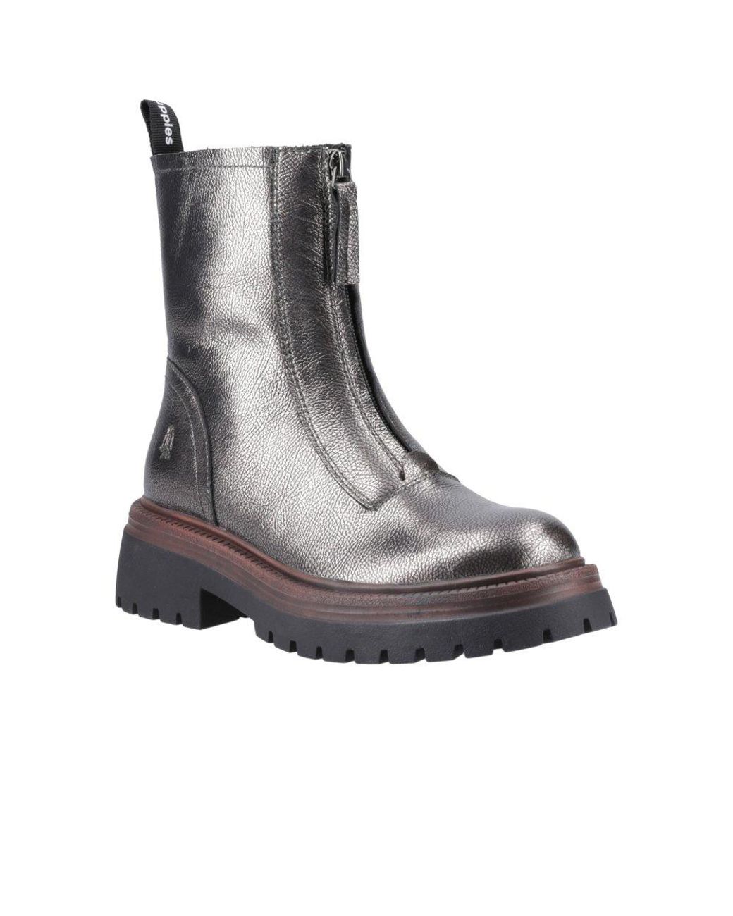 Hush Puppies Gray Roxanna Ankle Boots