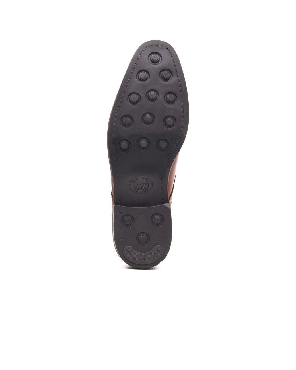 Base London Pink Henley Monk Shoes for men